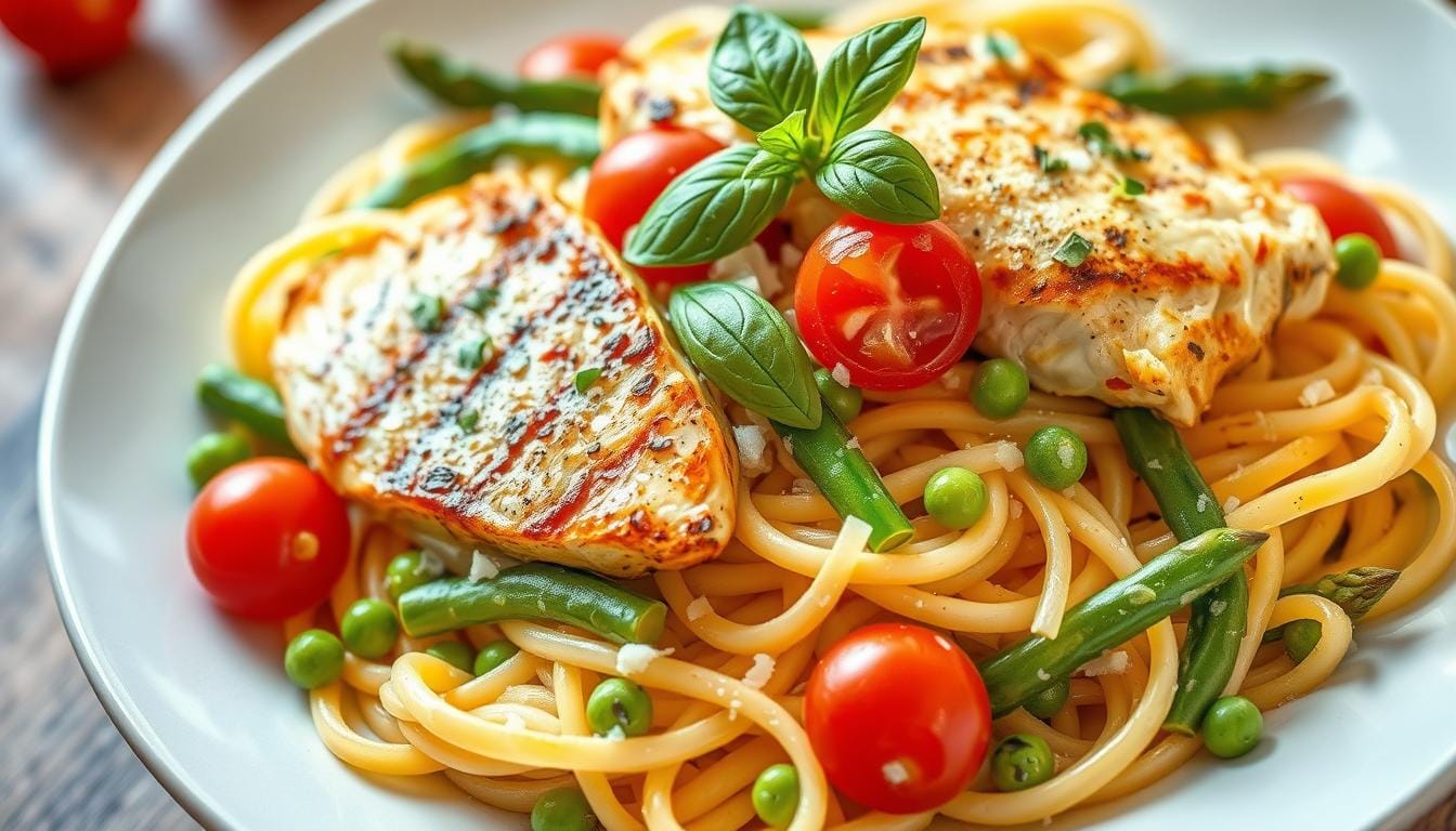 Chicken Pasta Primavera
