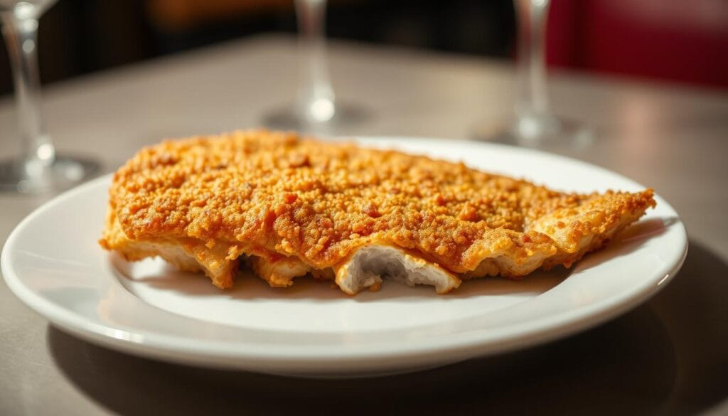 frango à milanesa suculento