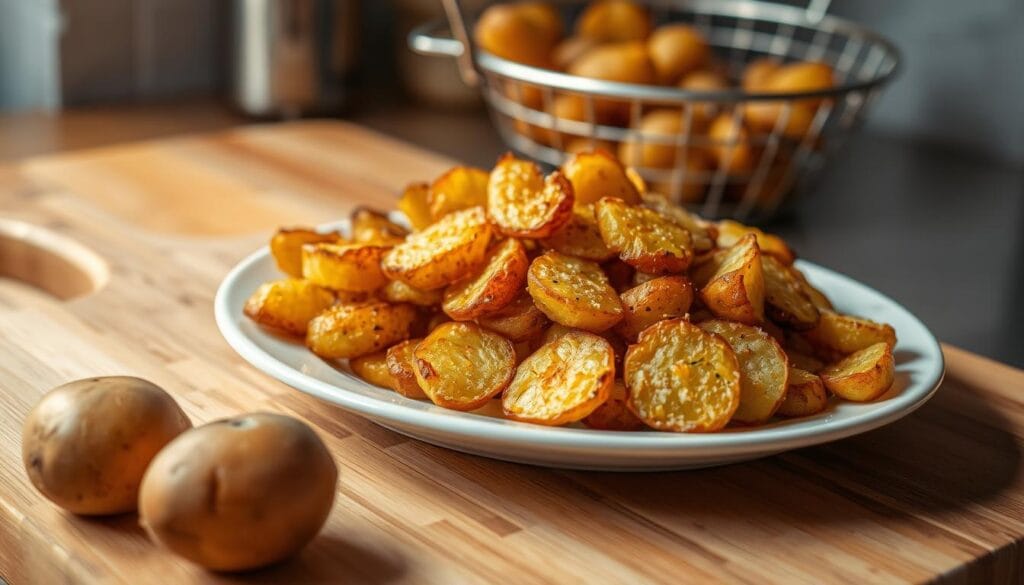 preparo de batatas rústicas na airfryer