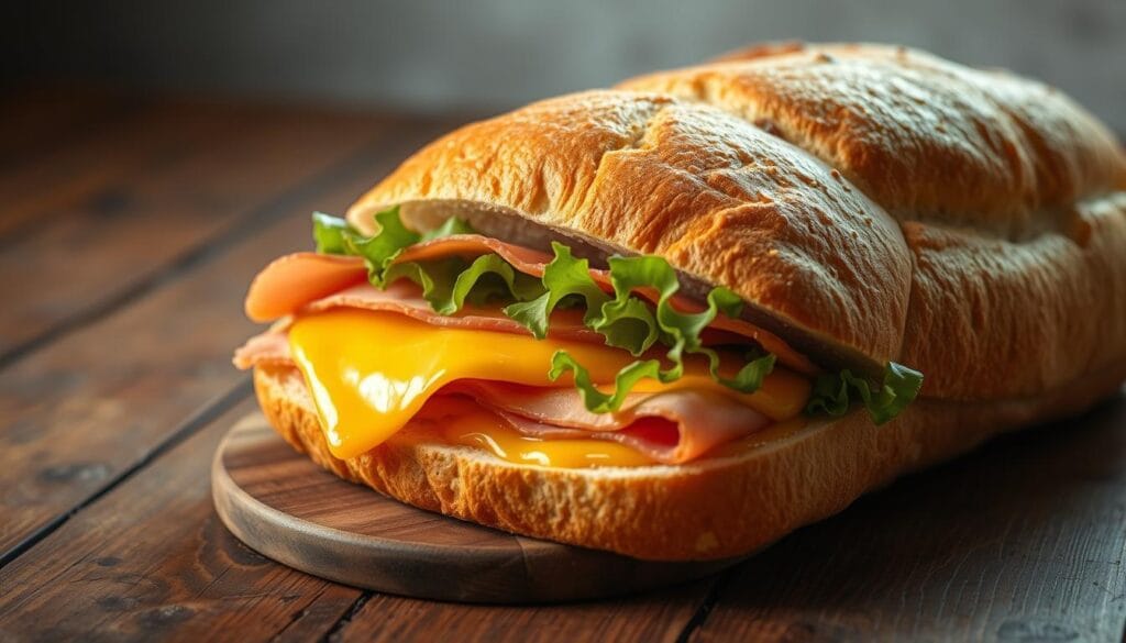 sanduíche de forno
