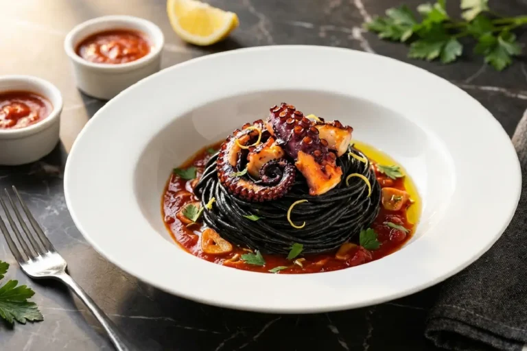 Espaguete Nero com Polvo: Um Prato Sofisticado e Transformador