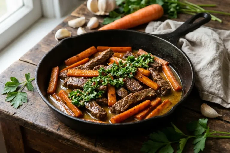 Tiras de Carne com Cenoura: Refogado fácil e cheio de sabor que conquista toda a família