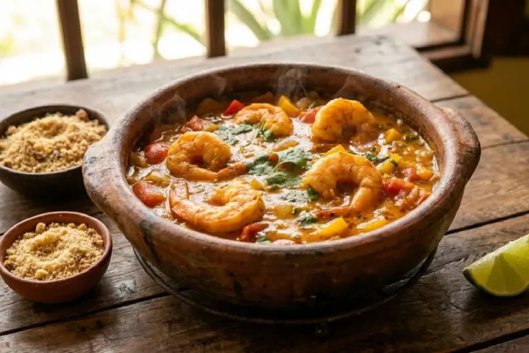 Moqueca de Camarão: Receita com aquele tempero caseiro com caldo cremoso